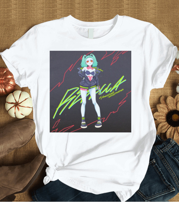 T-Shirt: Rebecca Cyberpunk Edgerunners Neon T-Shirt Rebecca Cyberpunk Edgerunners Neon T-Shirt