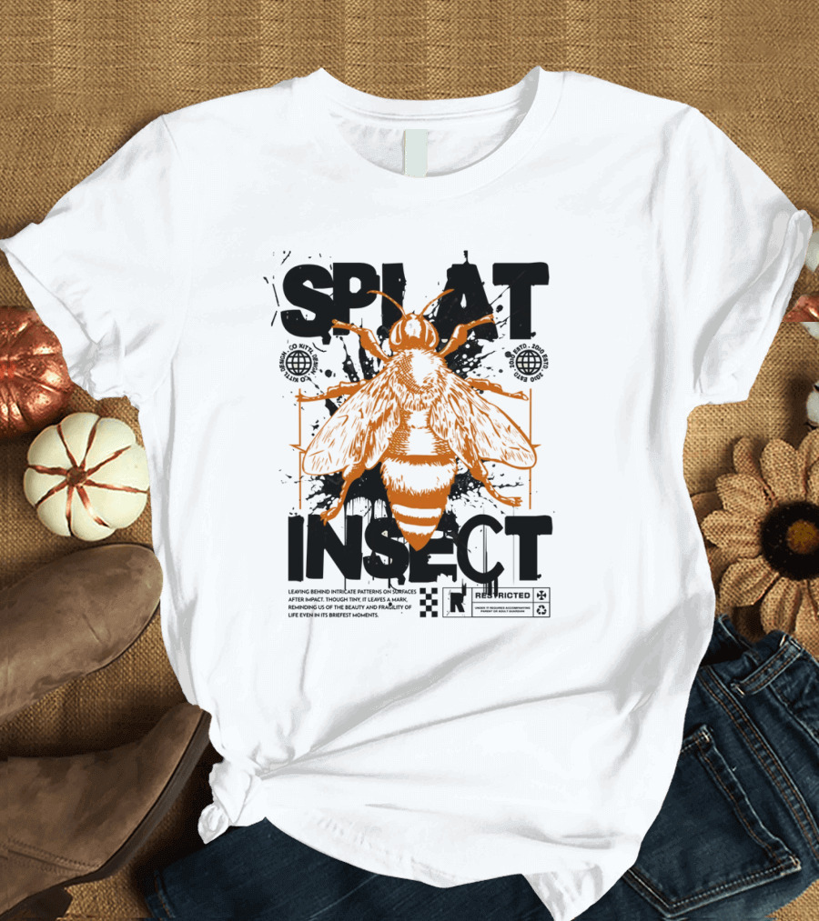 Splat Insect Restricted Warning T-Shirt