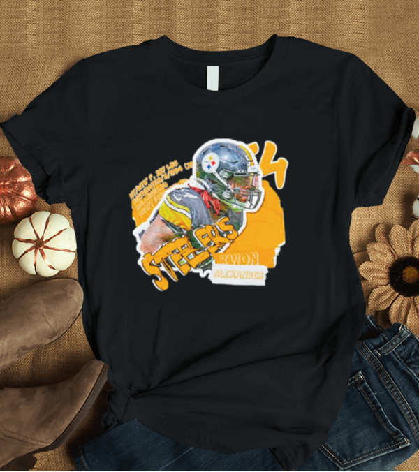 T-Shirt: Kwon Alexander Steelers Helmet Football T-Shirt Kwon Alexander Steelers Helmet Football T-Shirt