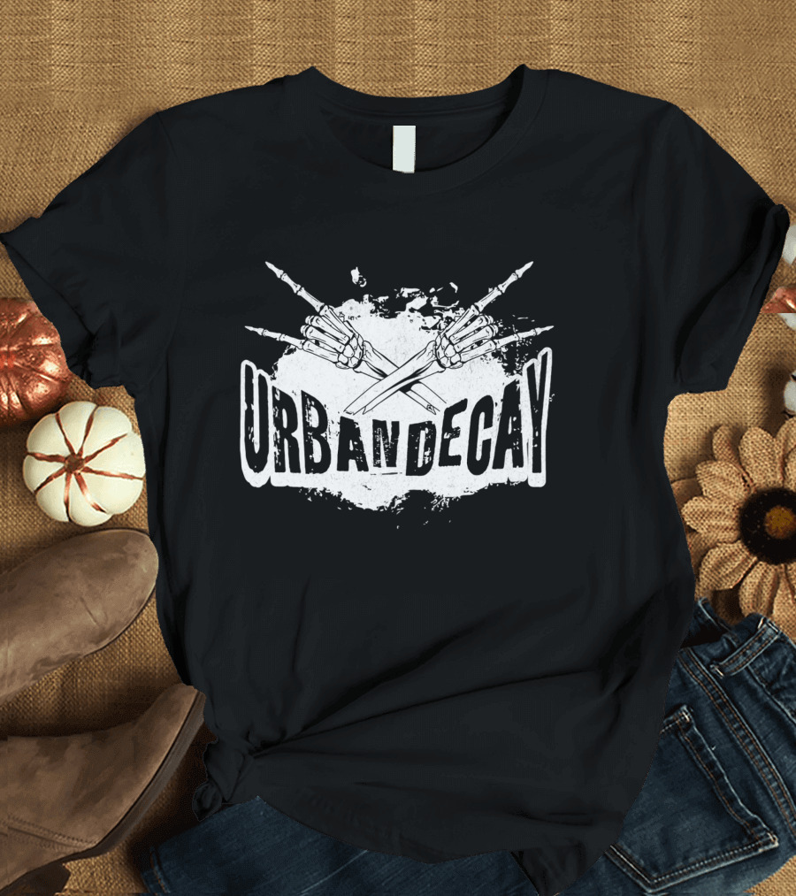 UrbanDecay Skeleton Hands Grunge T-Shirt