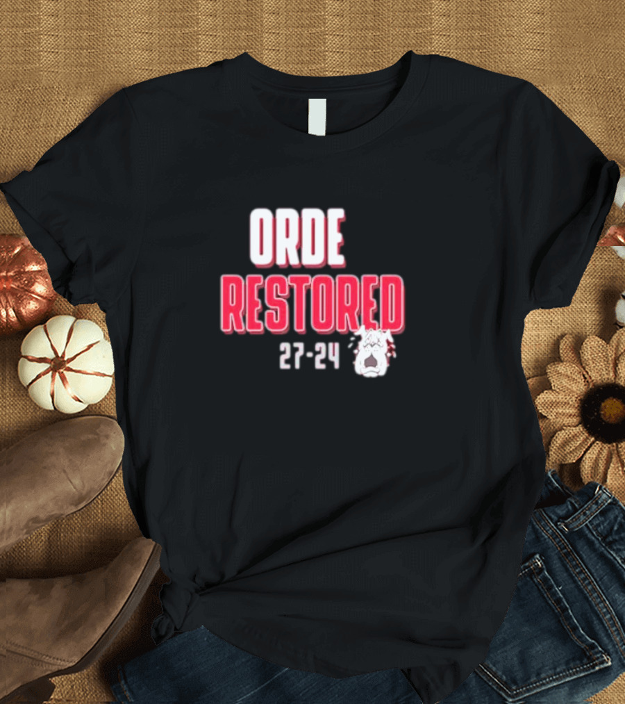 Order Restored 27-24 Alabama Crimson Tide T-Shirt