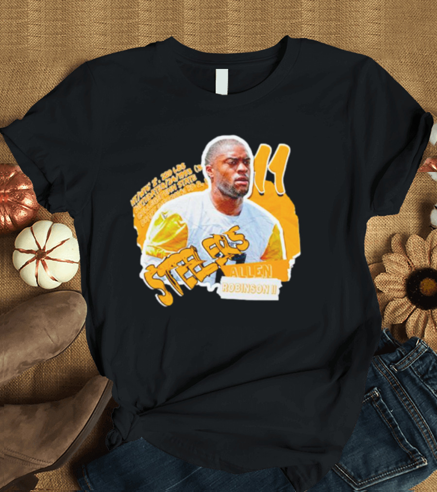 Pittsburgh Steelers Allen Robinson II Football Player Number 11 T-Shirt