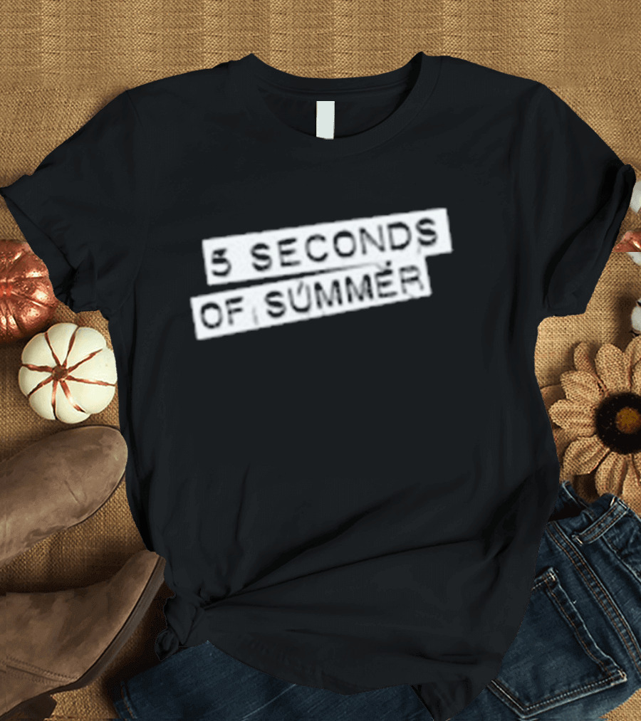 5 Seconds Of Summer 5SOS Self-Titled Album Cover T-Shirt