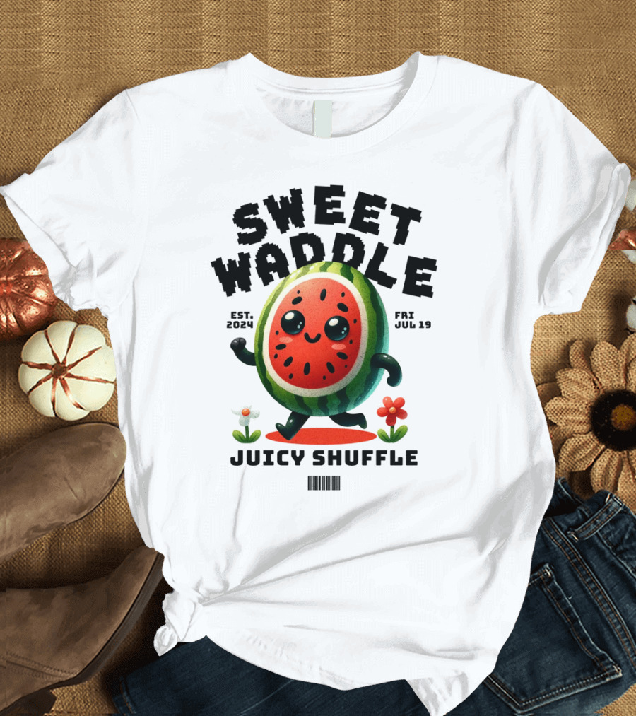 Sweet Waddle Juicy Shuffle Est. 2024 Fri Jul 19 T-Shirt