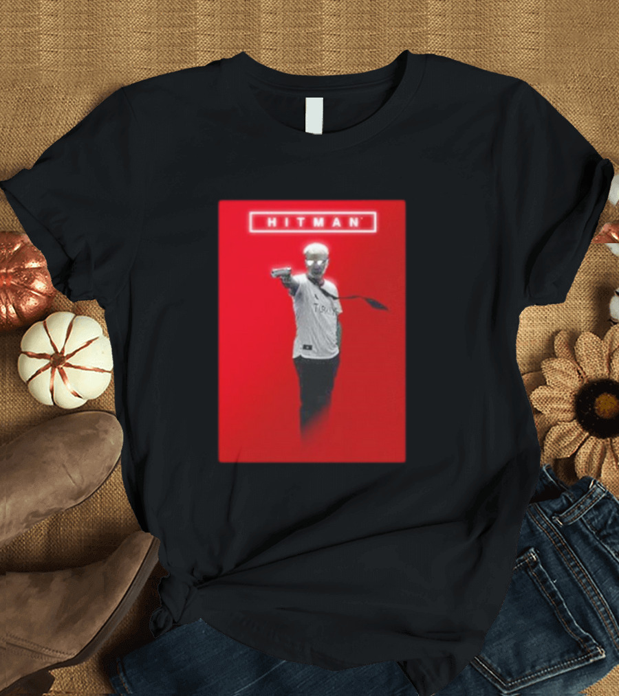 Hitman Agent 47 Gun Pose T-Shirt