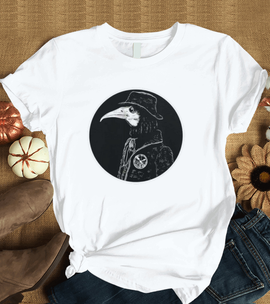 Plague Doctor Unwoke Wiki January 2024 Dark Circular T-Shirt