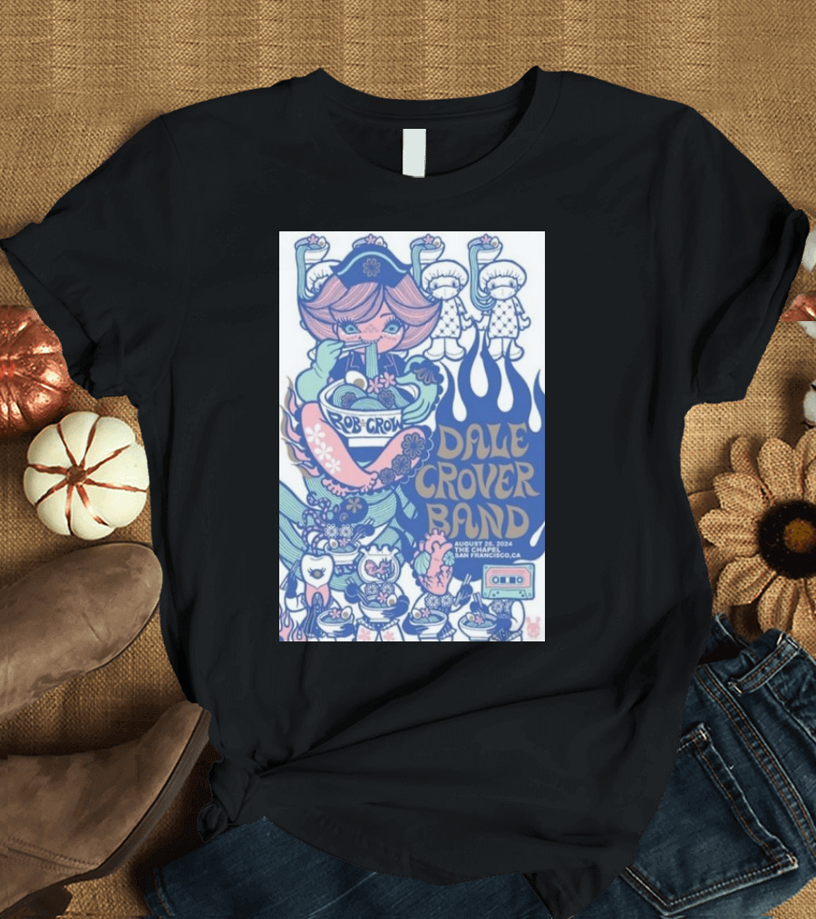 Rob Crow Dale Crover Band August 26 2024 San Francisco CA T-Shirt