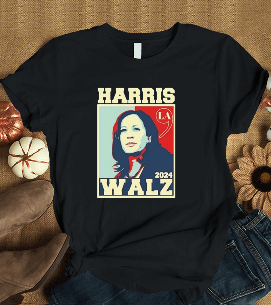 Harris Walz 2024 LA 9 Vintage T-Shirt