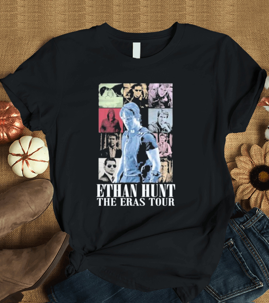 Ethan Hunt The Eras Tour Movie Montage T-Shirt