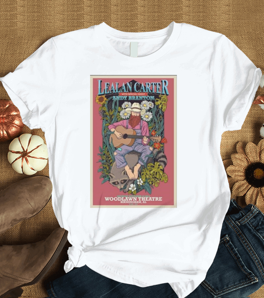 Lealan Carter with Special Guest Raddy Brandon November 16 2024 Woodlawn Theatre Birmingham AL T-Shirt