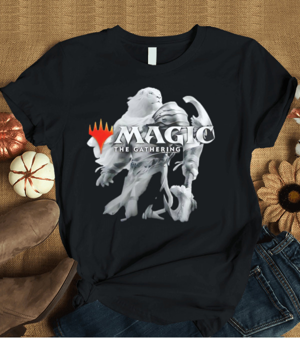 T-Shirt: Magic The Gathering Lion Knight White Armor T-Shirt Magic The Gathering Lion Knight White Armor T-Shirt