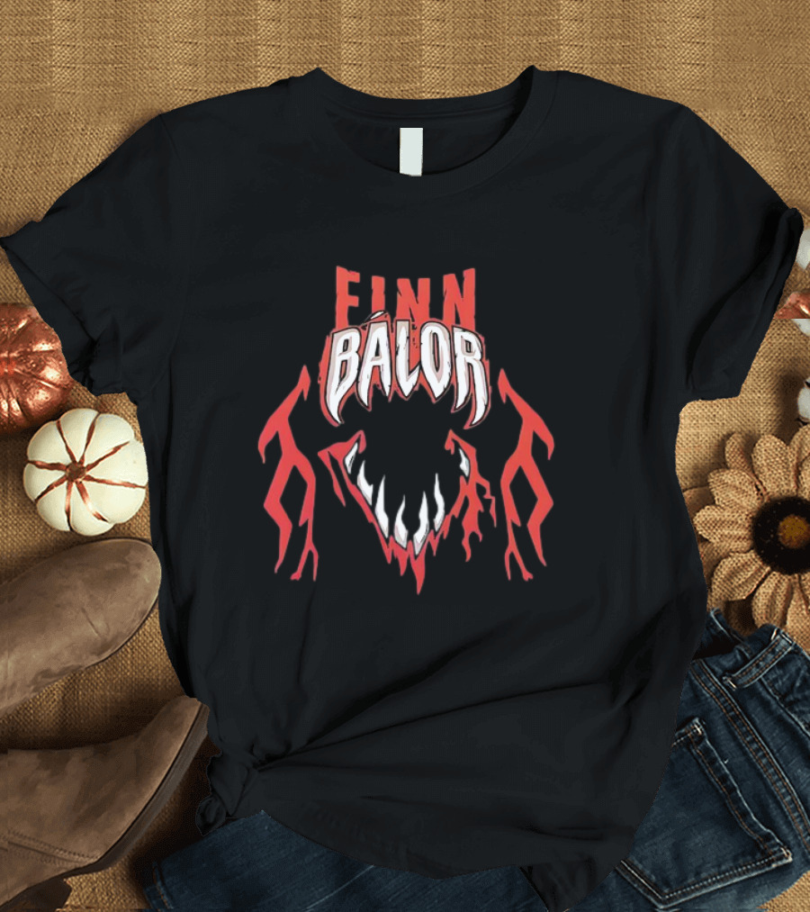 Finn Balor Demon King Jaws Teeth T-Shirt