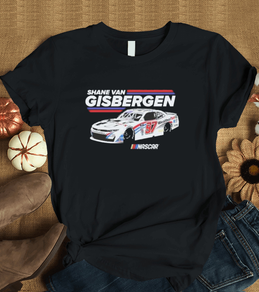 SHANE VAN GISBERGEN 97 NASCAR Racing Car T-Shirt