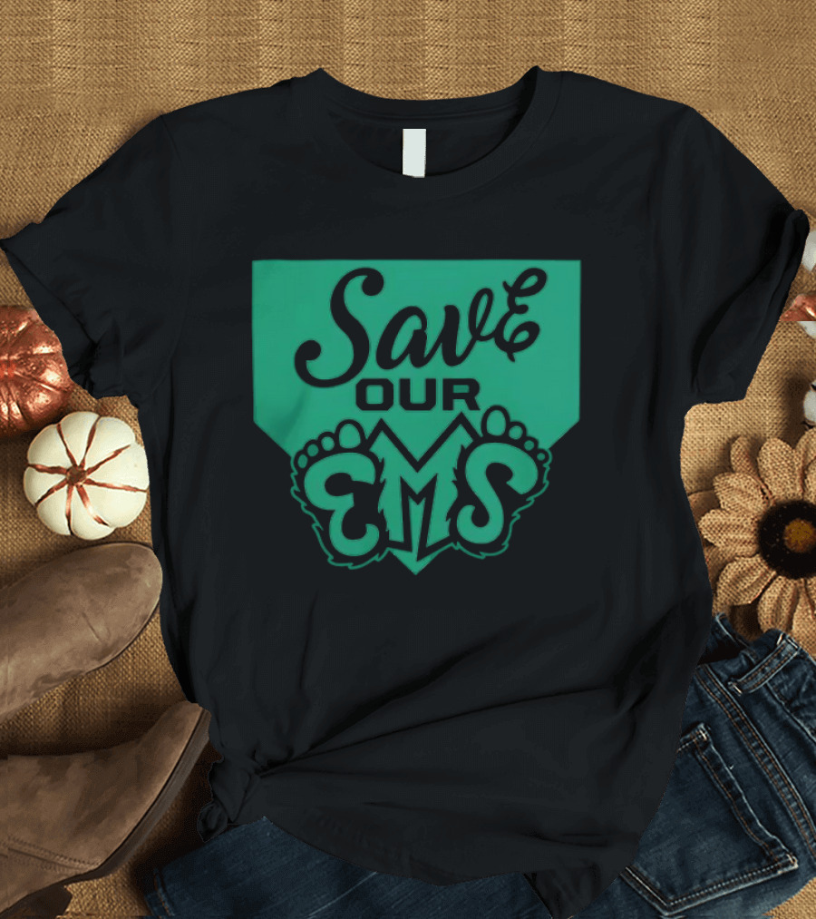 Eugene Emeralds Save Our Ems Team Spirit T-Shirt