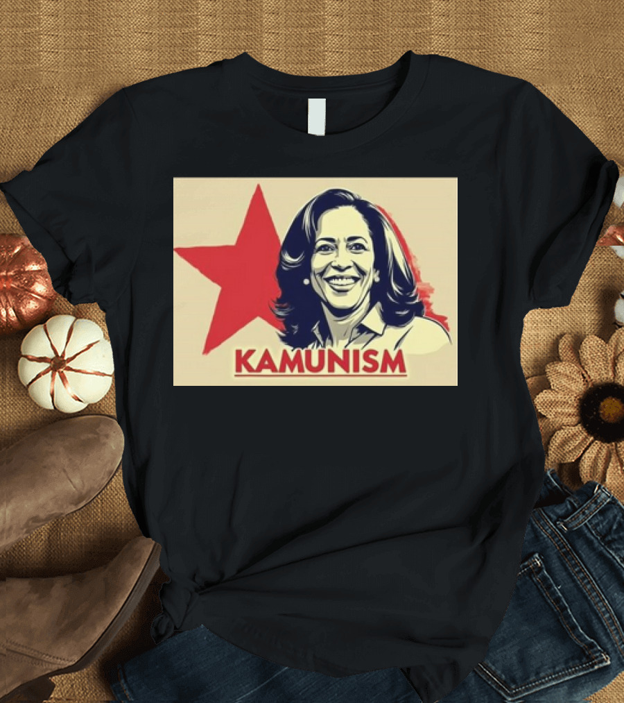 Kamala Harris Kamunism Red Star T-Shirt