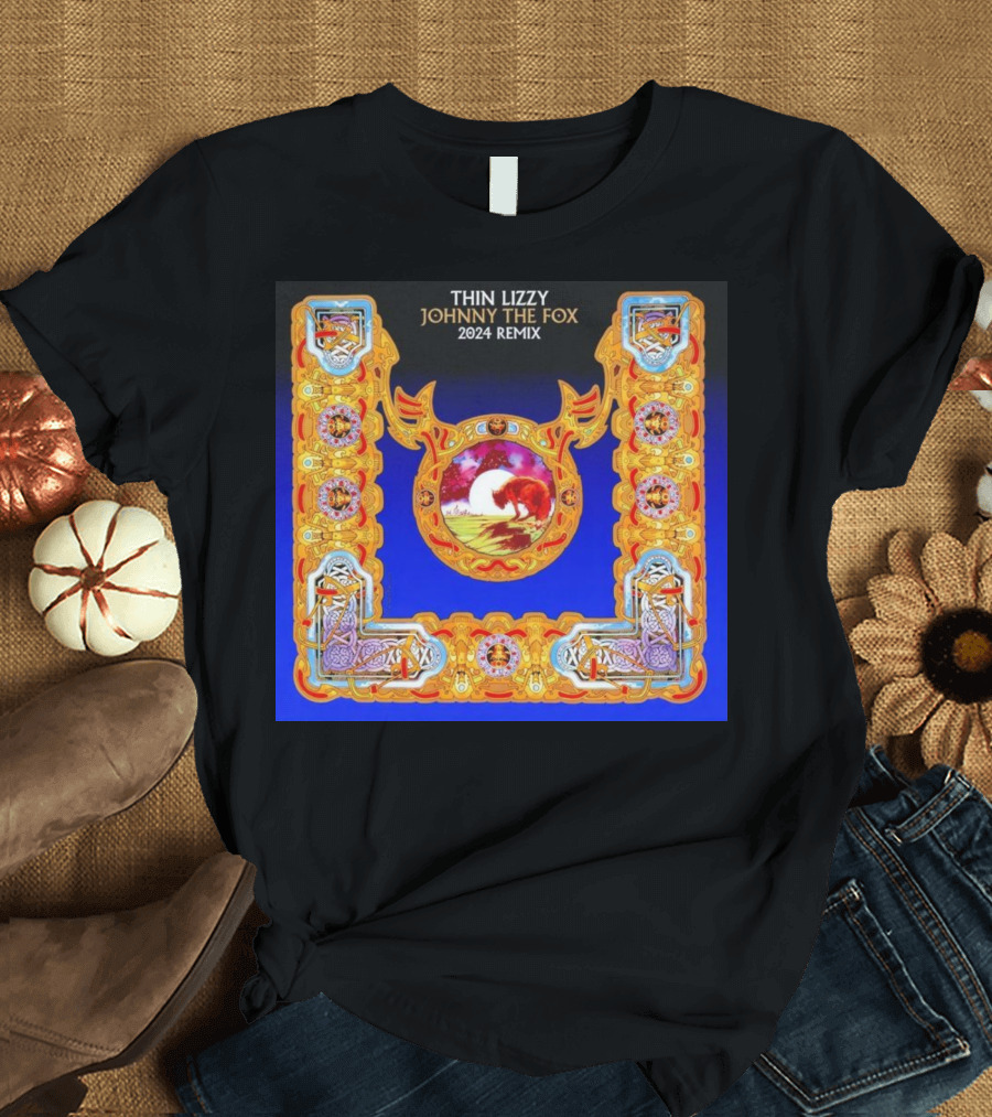 Thin Lizzy Johnny The Fox 2024 Remix Album Cover T-Shirt