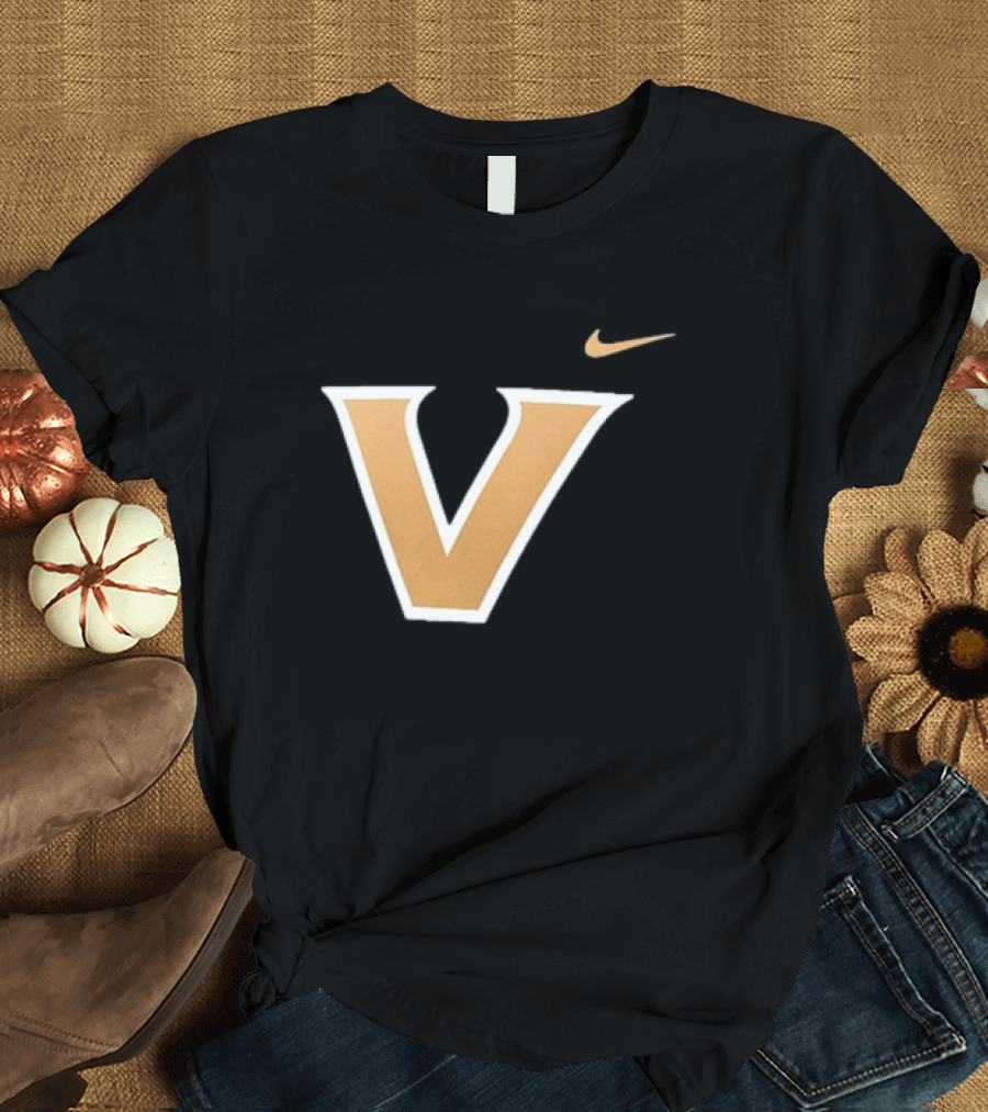 Vanderbilt Commodores Black V T-Shirt