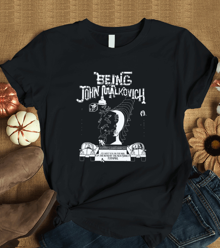 Being John Malkovich Meet You New Jersey Turnpike Brain Dead Collaboration T-Shirt