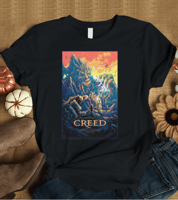 T-Shirt: Summer of '99 Creed Xfinity Center Mansfield MA August 21 T-Shirt Summer of '99 Creed Xfinity Center Mansfield MA August 21 T-Shirt