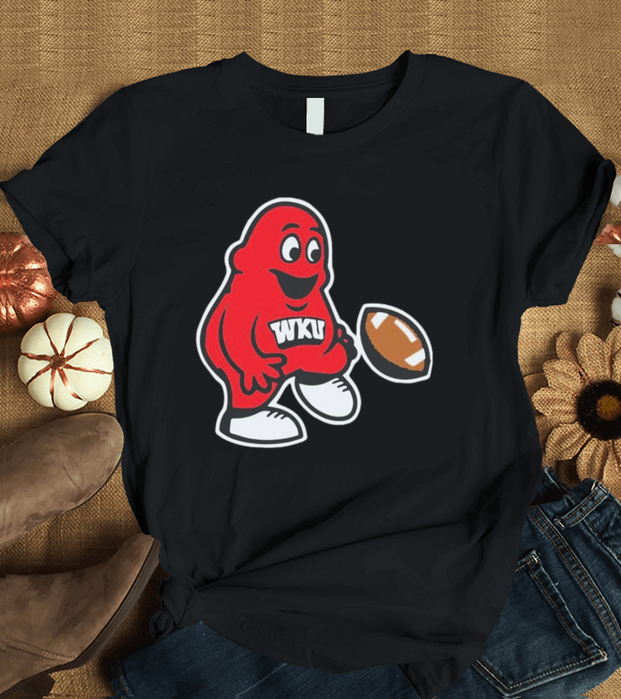 Western Kentucky Hilltoppers WKU Big Red Football Mascot T-Shirt