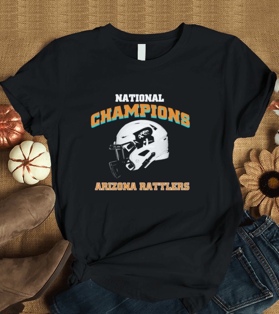 Arizona Rattlers National Champions Football Helmet T-Shirt