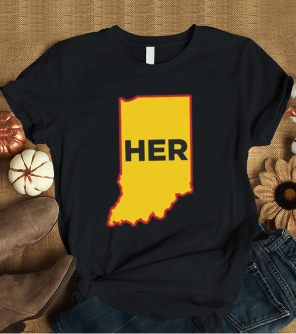 T-Shirt: Indiana HER Map T-Shirt Indiana HER Map T-Shirt