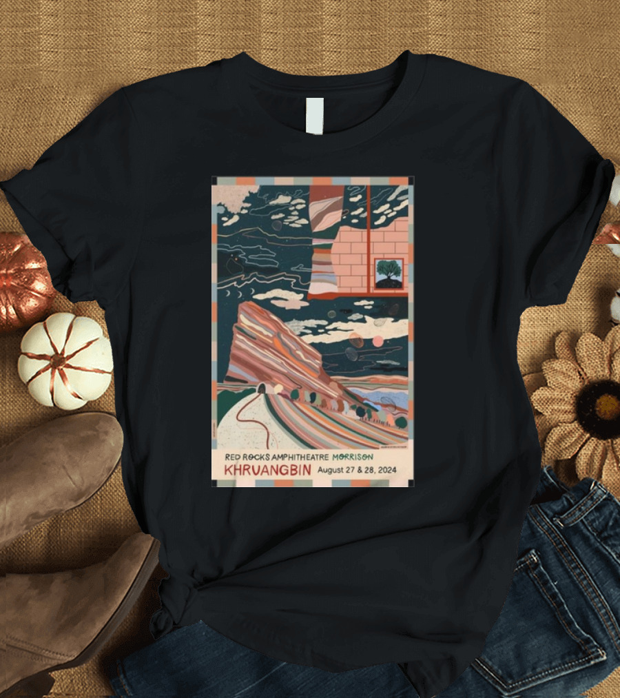 Red Rocks Amphitheatre Morrison Khruangbin August 27 and 28, T-Shirt