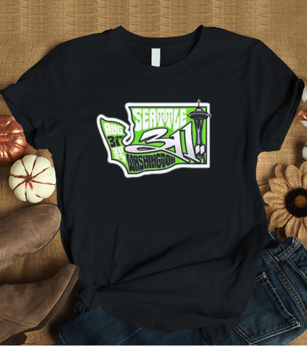 T-Shirt: 311 Tour Seattle Washington Aug 31 2024 Space Needle T-Shirt 311 Tour Seattle Washington Aug 31 2024 Space Needle T-Shirt