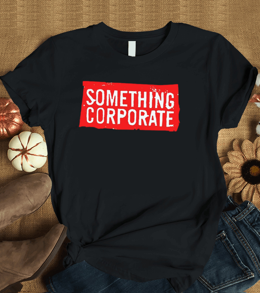 Something Corporate Bold Red Iconic T-Shirt