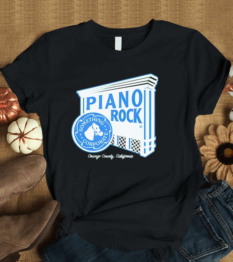 Piano Rock Something Corporate Orange County California T-Shirt