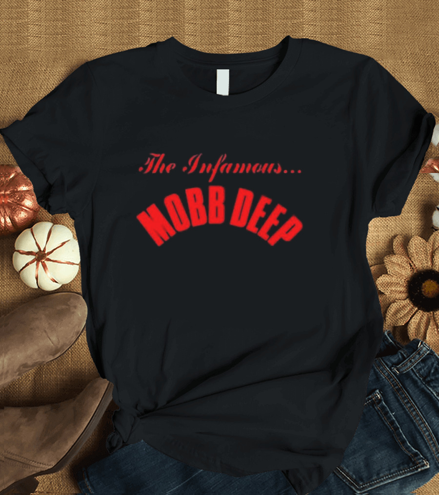 The Infamous Mobb Deep Hip Hop Iconic Album Title T-Shirt