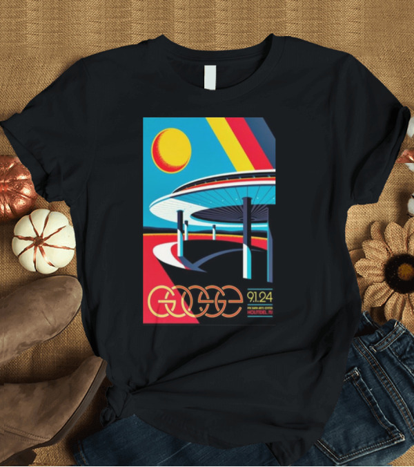 T-Shirt: Goose PNC Bank Arts Center Holmdel NJ September 1 2024 Retro Futuristic T-Shirt Goose PNC Bank Arts Center Holmdel NJ September 1 2024 Retro Futuristic T-Shirt