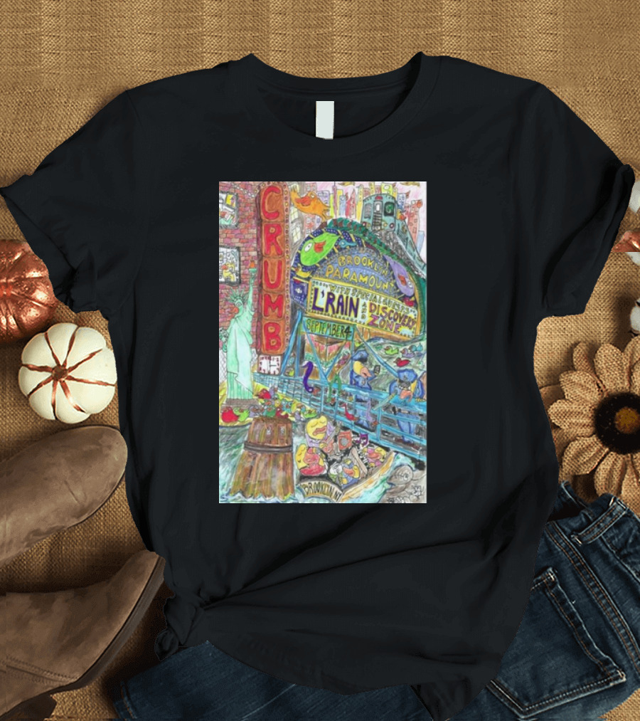Crumb Brooklyn Paramount September L'Rain Discovery Zone Tour T-Shirt