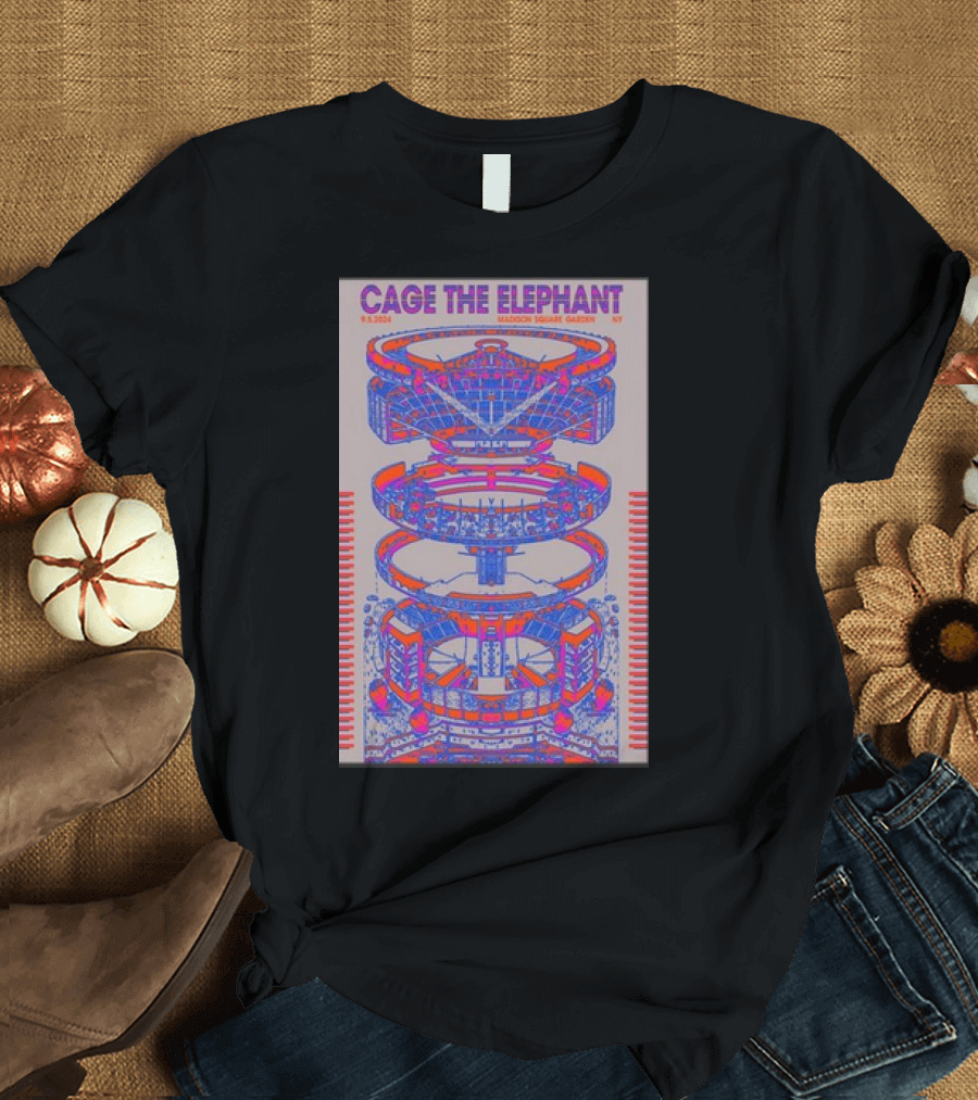 Cage The Elephant Live at Madison Square Garden NY 9.5.2024 T-Shirt