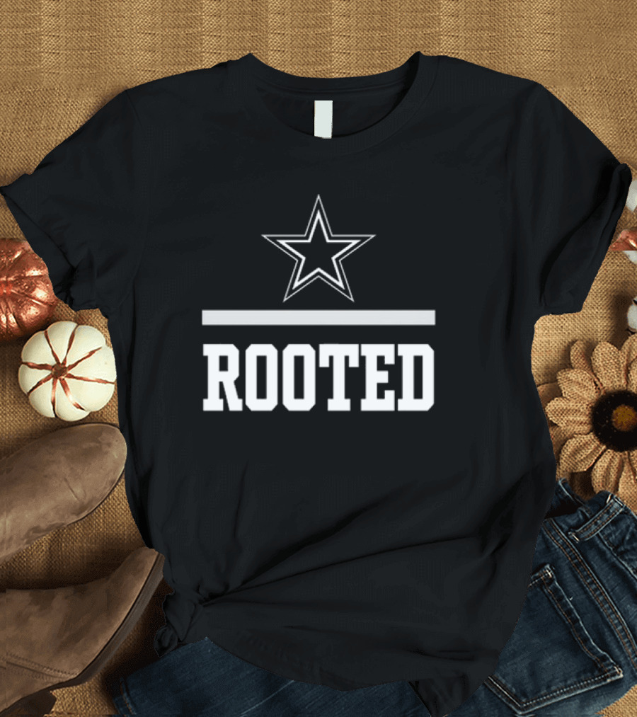 Coach Mike McCarthy Wearing Star Logo Rooted T-Shirt