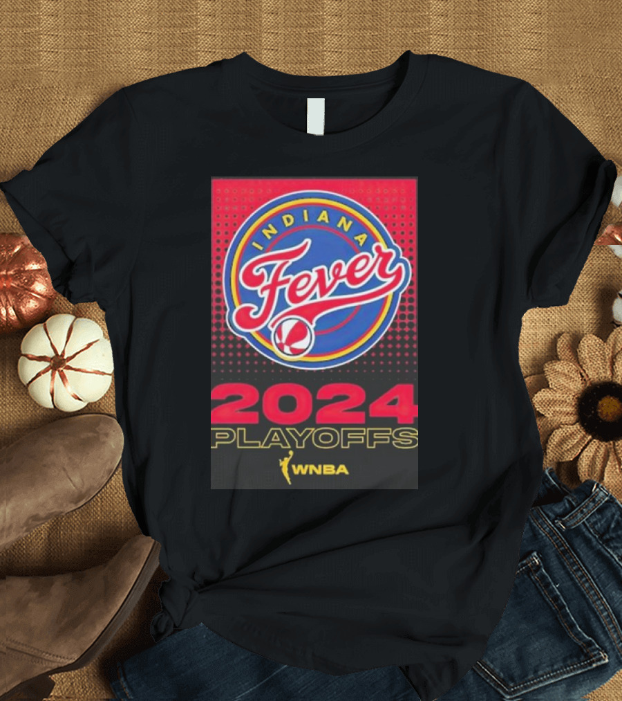 Indiana Fever WNBA 2024 Playoffs T-Shirt