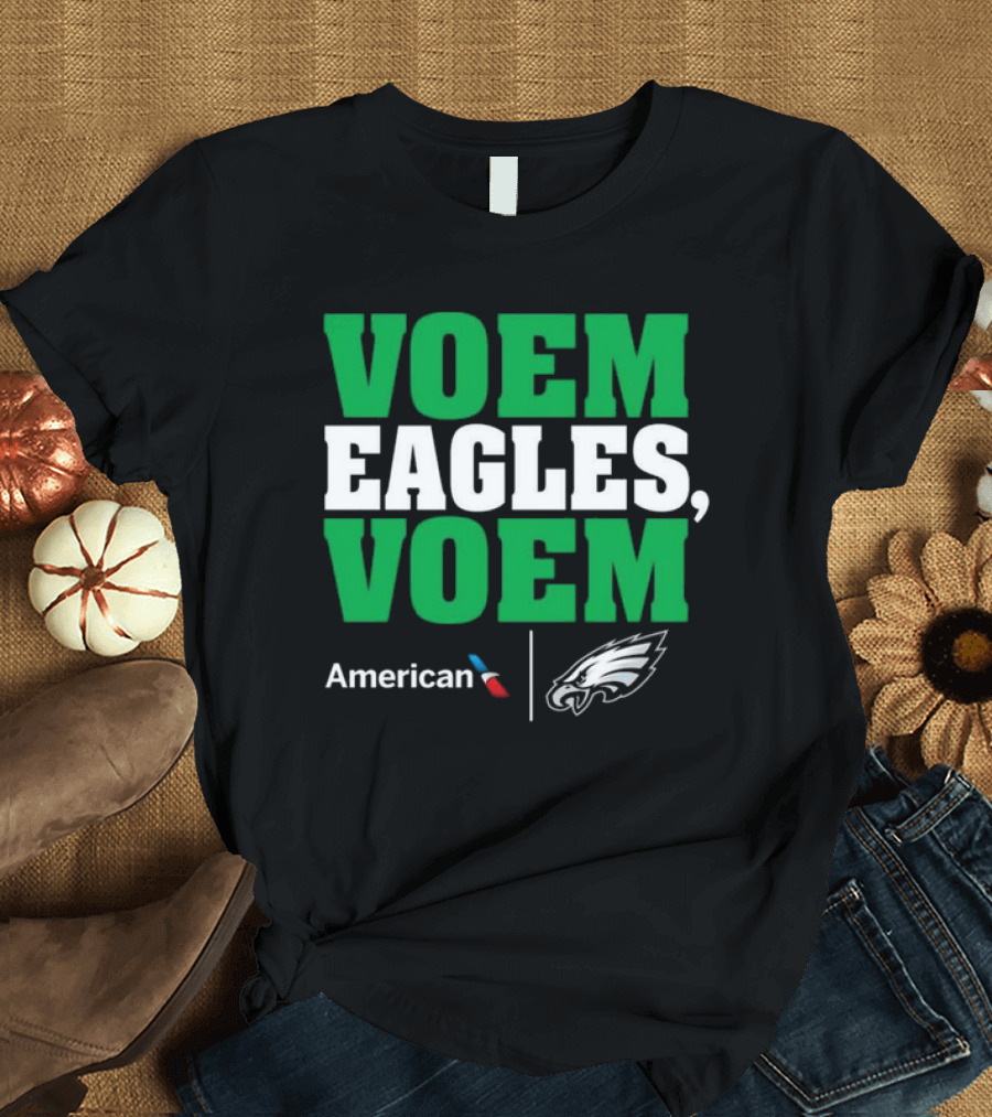 Voem Eagles Voem Philadelphia Eagles American Airlines T-Shirt