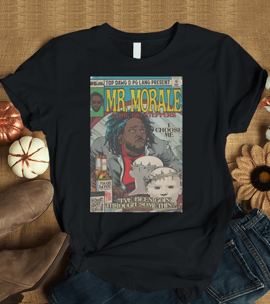 TOP DAWG and pgLang Present Mr. Morale and The Big Steppers I Choose Me Comic Cover T-Shirt
