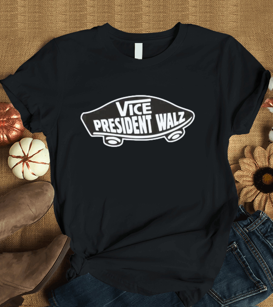Vice President Walz Skateboard T-Shirt