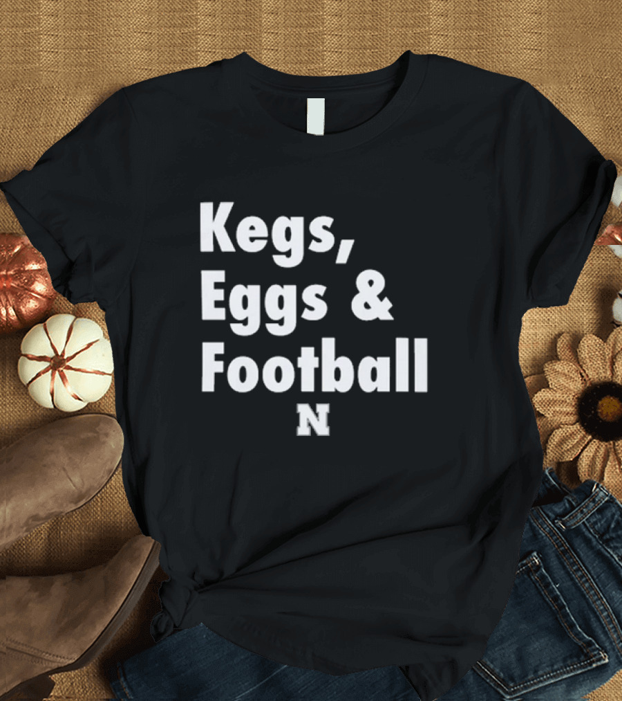 Kegs Eggs and Football N T-Shirt