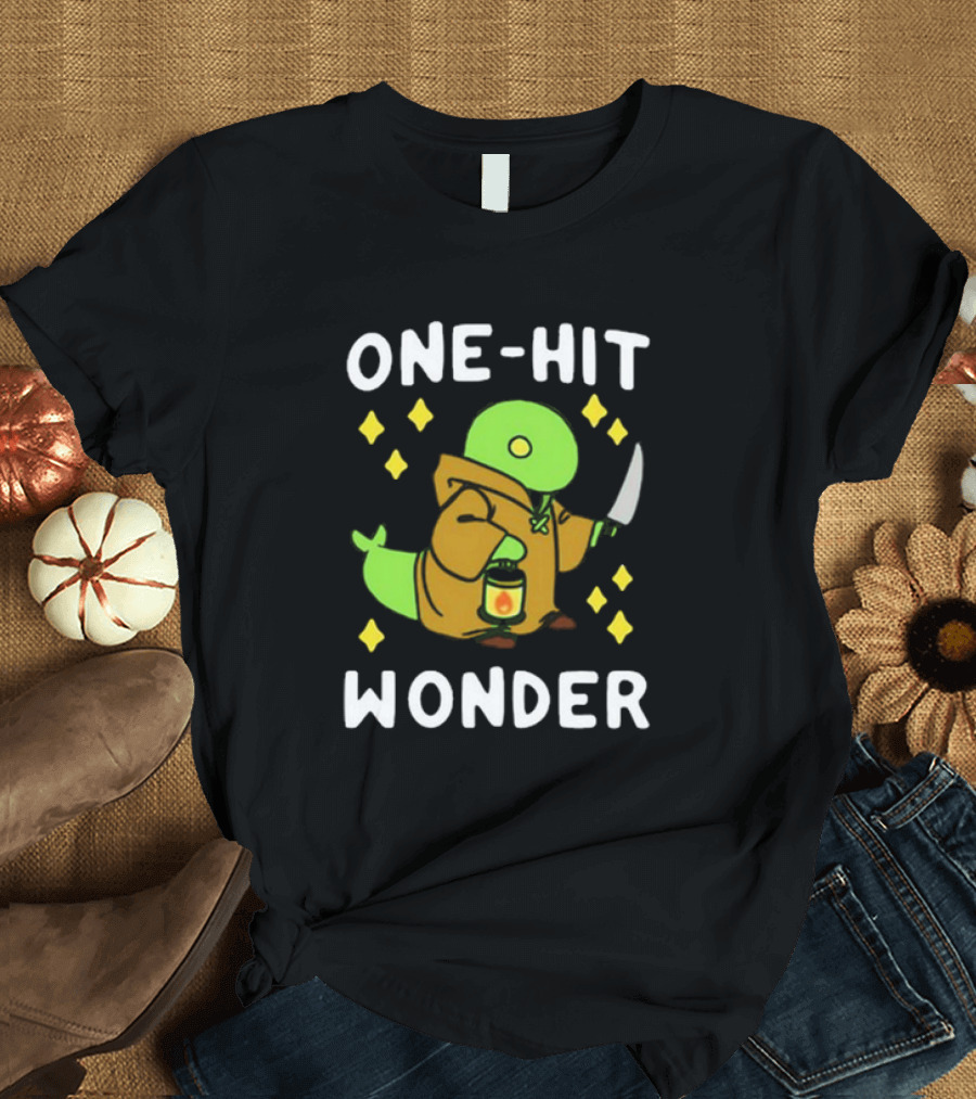One-Hit Wonder Tonberry Knife Lantern Stars T-Shirt