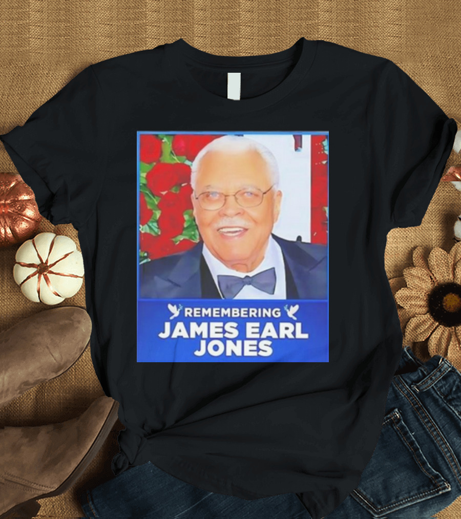 Remembering James Earl Jones Roses T-Shirt