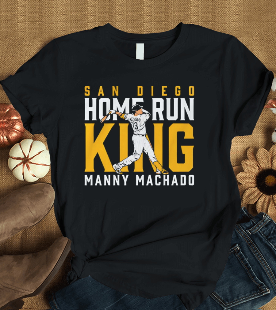 San Diego Home Run King Manny Machado Vintage T-Shirt