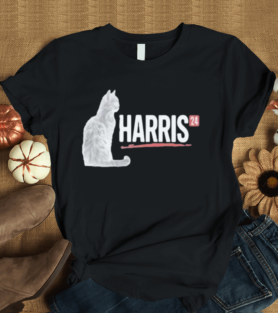 Harris 24 Cat Ladies Unite for Kamala T-Shirt