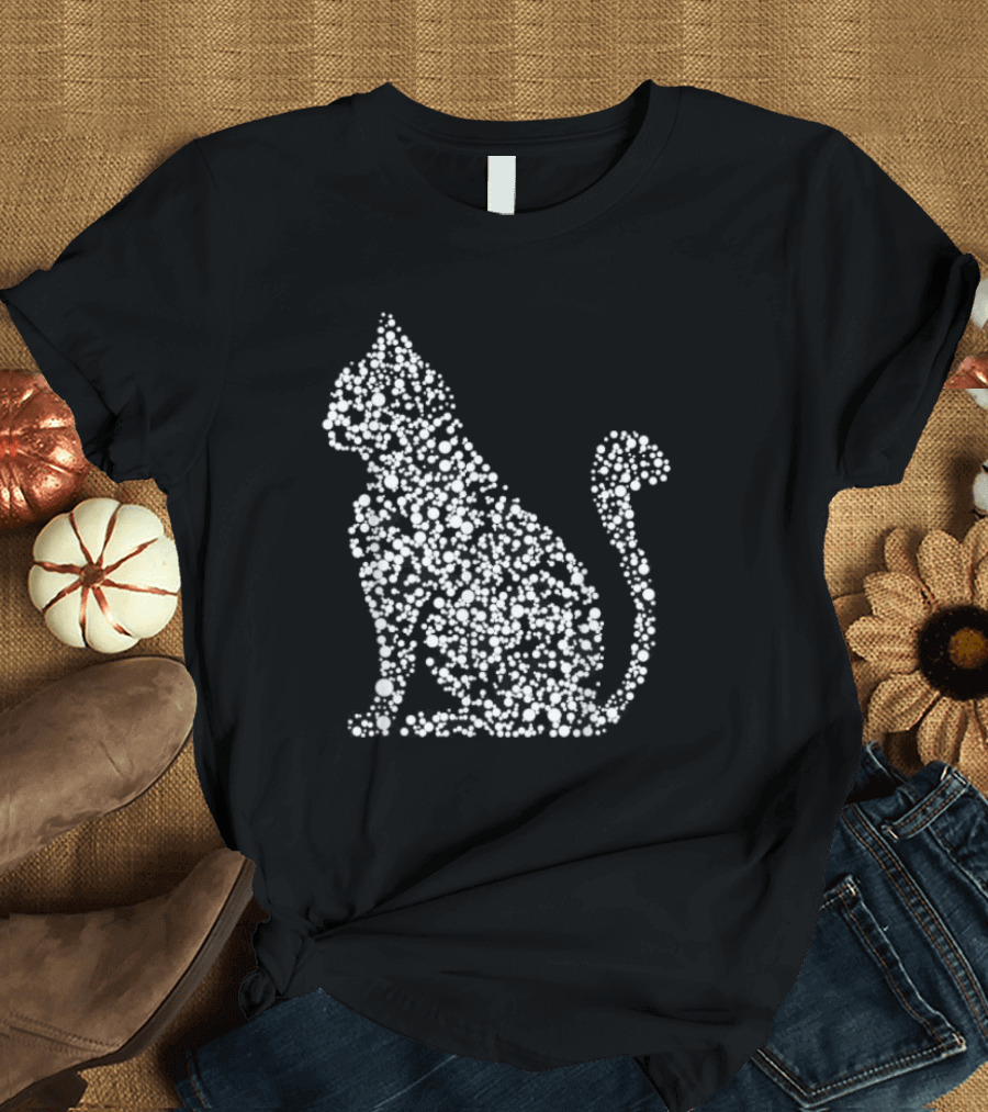 Happy Dot Day Cat Lover 2024 September 15th Polka Dot Feline T-Shirt