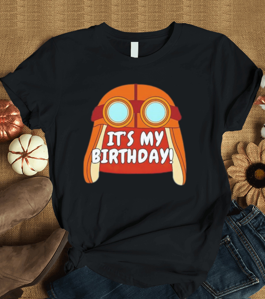 Danny Go It's My Birthday Pilot Goggles T-Shirt