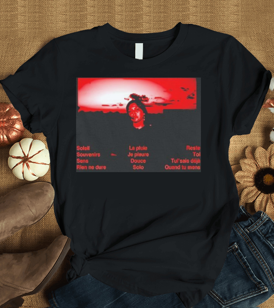 Manches Longues Solo Retro Soleil Souvenire Rien Ne Dure La Pluie Je Pleure Quand Tu Mens T-Shirt