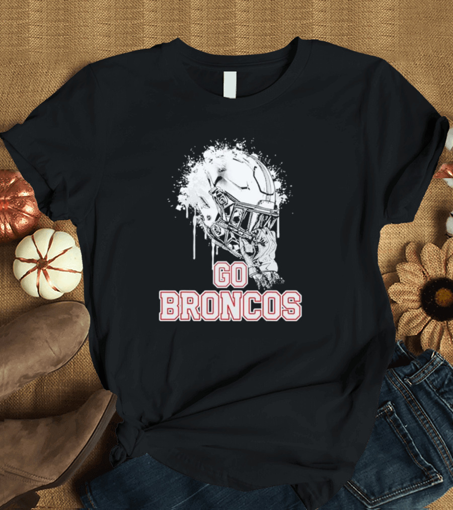 Go Broncos Palm Beach Central Rising Helmet T-Shirt