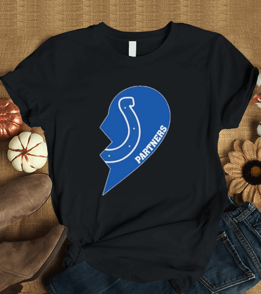 Indianapolis Colts Partners Half Heart T-Shirt