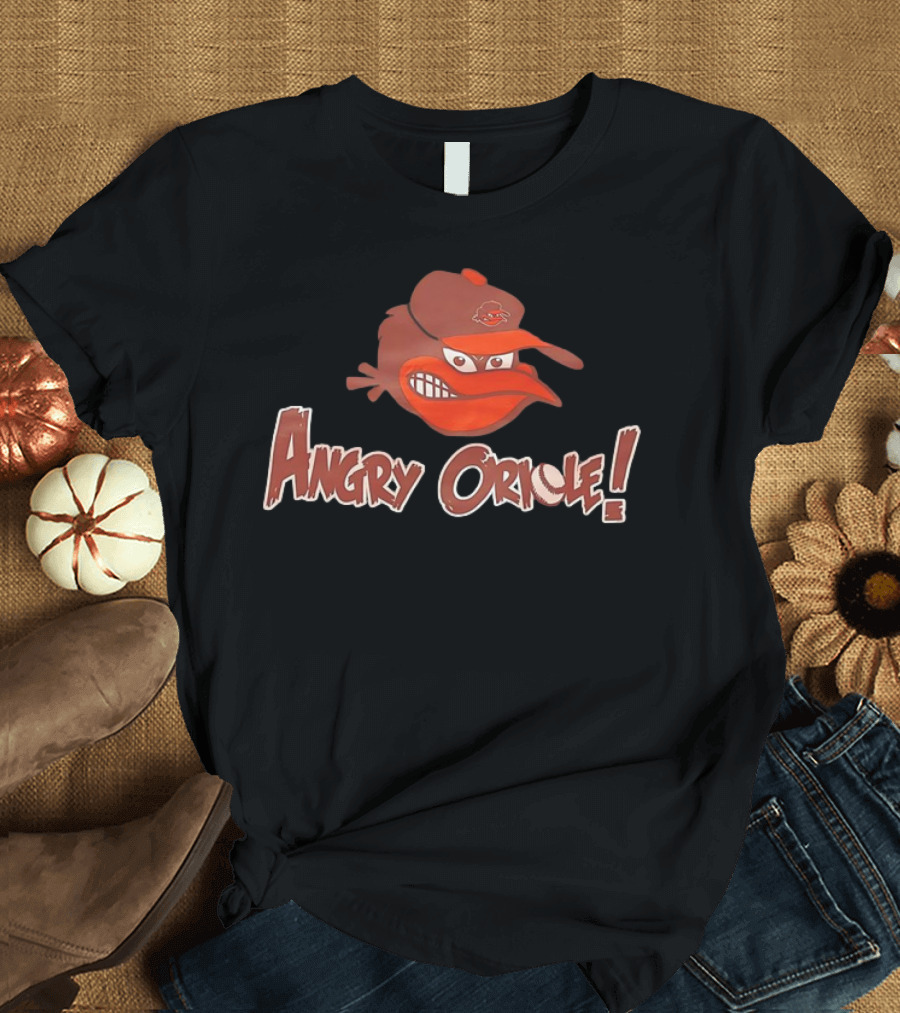 Angry Oriole Baltimore Orioles Angry Oriole T-Shirt